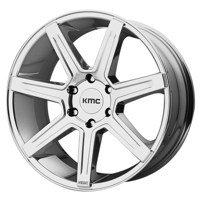 KMC Wheels - KM700 REVERT - Polished - Pvd - 22" x 9.5", 15 Offset, 5x139.7 (Bolt pattern), 78.1mm HUB