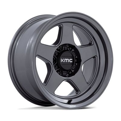 KMC Wheels - KM728 LOBO - Gunmetal - Matte Anthracite - 17" x 8.5", -10 Offset, 6x120 (Bolt pattern), 66.9mm HUB