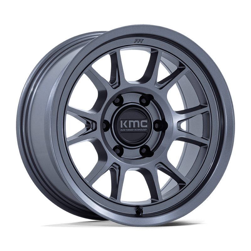 KMC Wheels - KM729 RANGE - Gunmetal - Matte Anthracite - 17" x 8.5", -10 Offset, 5x127 (Bolt pattern), 71.5mm HUB