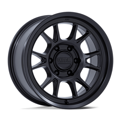 KMC Wheels - KM729 RANGE - Black - Matte Black - 17" x 8.5", 0 Offset, 6x114.3 (Bolt pattern), 66.06mm HUB