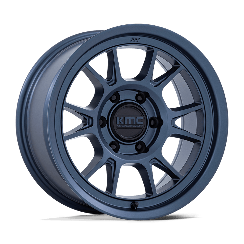 KMC Wheels - KM729 RANGE - Metallic Blue - 17" x 8.5", -10 Offset, 5x127 (Bolt pattern), 71.5mm HUB