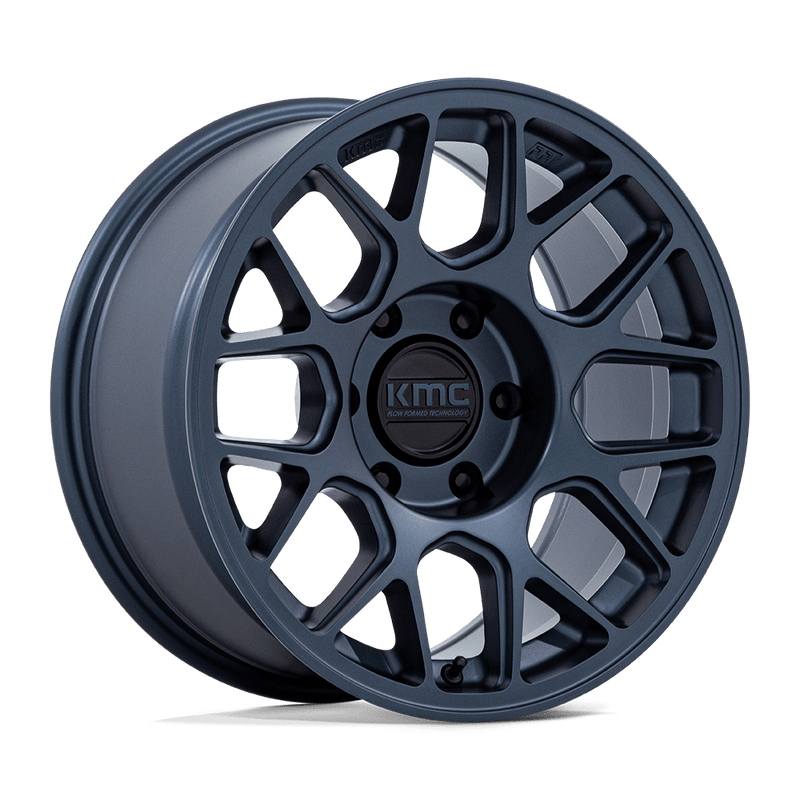 KMC Wheels - KM730 HATCHET - Metallic Blue - 17" x 8.5", -10 Offset, 5x127 (Bolt pattern), 71.5mm HUB