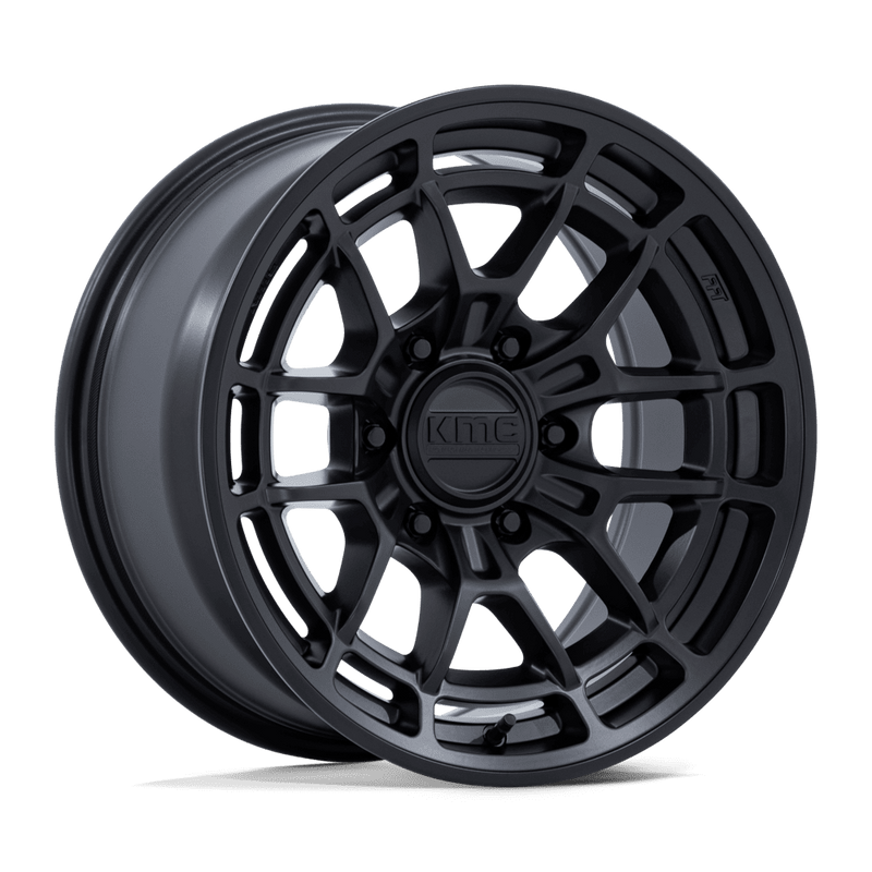 KMC Wheels - ARCHER - Black - Matte Black - 17" x 8.5", 0 Offset, 6x135 (Bolt pattern), 87.10mm HUB