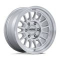 KMC Wheels - KM733 IMPACT FFT - Silver - Gloss Silver W/ Machined Face - 18" x 9", 18 Offset, 8x165.1 (Bolt pattern), 125.1mm HUB