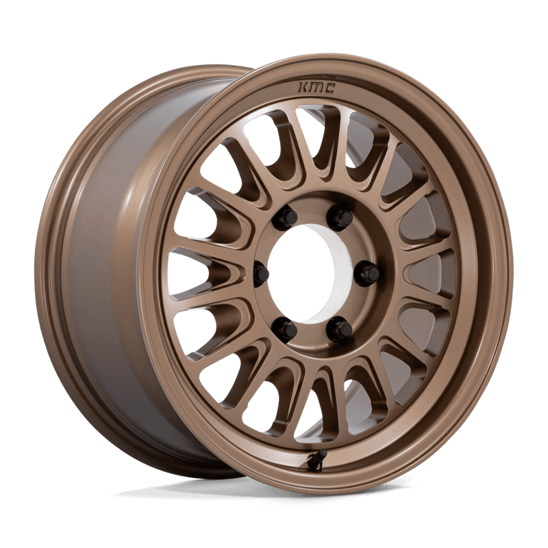 KMC Wheels - KM733 IMPACT FFT - Bronze - MATTE BRONZE - 17" x 8.5", 35 Offset, 6x139.7 (Bolt Pattern), 108mm HUB