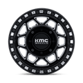 KMC Powersports - KS241 TORX UTV BEADLOCK - Black - Gloss Black Milled - 15" x 8", 0 Offset, 4x156 (Bolt pattern), 115.1mm HUB