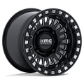 KMC Powersports - KS242 AZTEC UTV BEADLOCK - Black - Gloss Black Milled - 15" x 8", 0 Offset, 4x156 (Bolt pattern), 115.1mm HUB