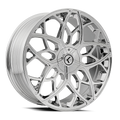 Kraze Wheels - RICOCHET - Chrome - 22" x 8.5", 38 Offset, 5x115/120 (Bolt pattern), 74.10mm HUB