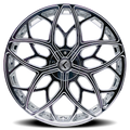 Kraze Wheels - RICOCHET - Chrome - 22" x 8.5", 38 Offset, 5x115/120 (Bolt pattern), 74.10mm HUB