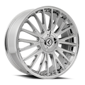 Kraze Wheels - DOUBLE DOWN - Chrome - 20" x 8.5", 38 Offset, 5x112/120 (Bolt pattern), 73.00mm HUB