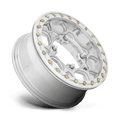 KMC Powersports - KS433 MESA FORGED UTV BEADLOCK - Silver - Raw Finish - 15" x 6", 38 Offset, 4x137 (Bolt pattern), 112mm HUB