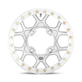 KMC Powersports - KS433 MESA FORGED UTV BEADLOCK - Silver - Raw Finish - 15" x 6", 38 Offset, 4x137 (Bolt pattern), 112mm HUB