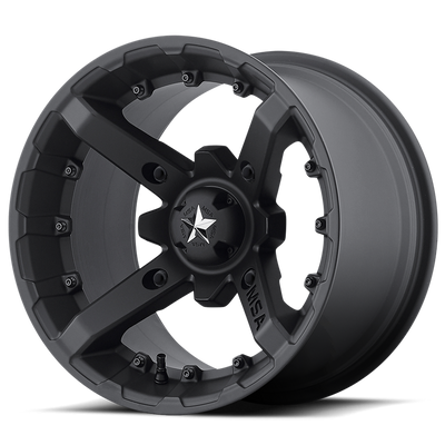 MSA Offroad Wheels - M23 BATTLE - Black - Flat Black - 14" x 7", 10 Offset, 4x137 (Bolt pattern), 112.1mm HUB