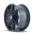Mayhem - RAMPAGE - Black - Matte Black - 20" x 10", -25 Offset, 8x170 (Bolt pattern), 125.20mm HUB