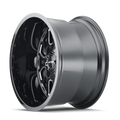 Mayhem - COGENT - Black - Black/Milled Spokes - 20" x 9", 0 Offset, 8x170 (Bolt pattern), 125.20mm HUB