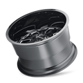 Mayhem - COGENT - Black - Black/Milled Spokes - 20" x 9", 0 Offset, 8x170 (Bolt pattern), 125.20mm HUB