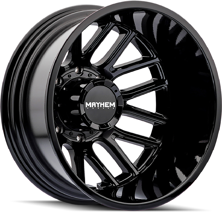 Mayhem - COGENTDUALLY - Black - Gloss Black - 20" x 8.25", -192 Offset, 8x200 (Bolt pattern), 142mm HUB