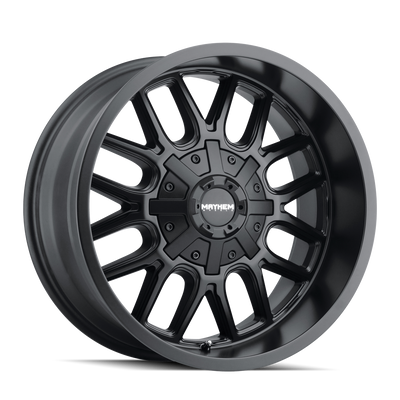 Mayhem - COGENT - Black - Matte Black - 20" x 9", 0 Offset, 8x170 (Bolt pattern), 130.80mm HUB