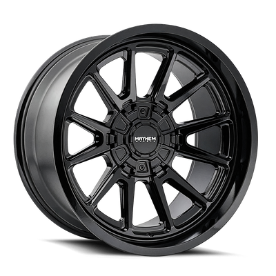 Mayhem - INTREPID - Black - Gloss Black - 18" x 9", -12 Offset, 5x114.3/127 (Bolt pattern), 87.00mm HUB