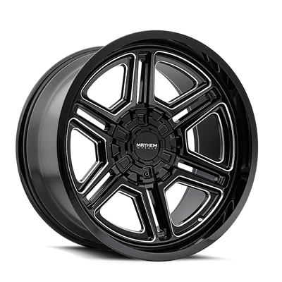 Mayhem - HERMOSA - Black - Black Milled - 20" x 9", 18 Offset, 6x135/139.7 (Bolt pattern), 106mm HUB