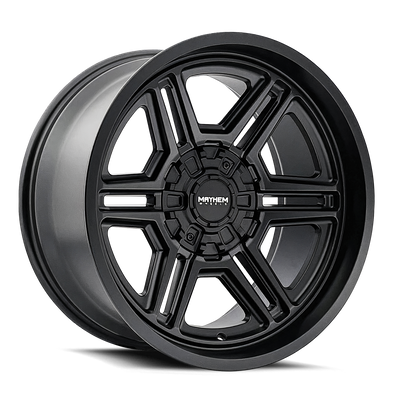 Mayhem - HERMOSA - Black - Matte Black - 20" x 9", 18 Offset, 5x114.3/127 (Bolt pattern), 87.00mm HUB