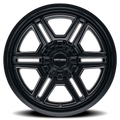 Mayhem - HERMOSA - Black - Matte Black - 20" x 9", 18 Offset, 5x114.3/127 (Bolt pattern), 87.00mm HUB