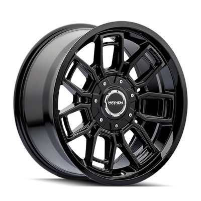 Mayhem - ORDINANCE - Black - Satin Black - 20" x 9", 0 Offset, 5x127/139.7 (Bolt pattern), 87.1mm HUB