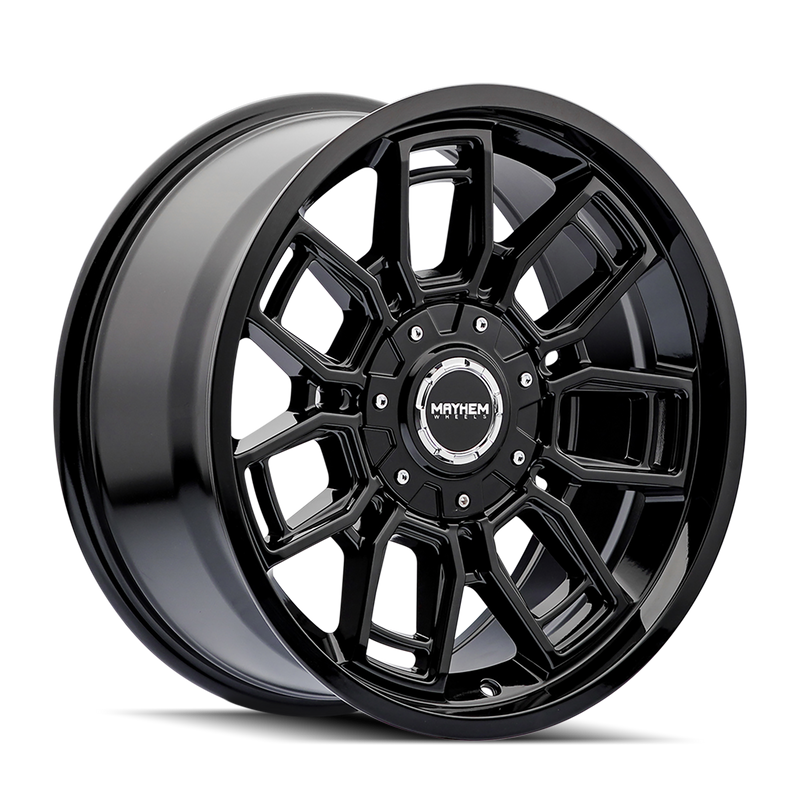 Mayhem - ORDINANCE - Black - Satin Black - 20" x 9", 0 Offset, 5x127/139.7 (Bolt pattern), 87.1mm HUB