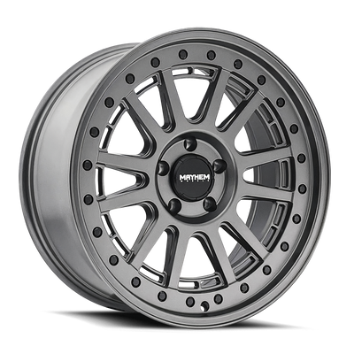 Mayhem - COMPASS - Gunmetal - Satin Gunmetal - 18" x 9", 18 Offset, 8x165.1 (Bolt pattern), 125.20mm HUB