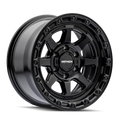Mayhem - RIDGELINE - Black - Satin Black - 20" x 9", 18 Offset, 6x139.7 (Bolt pattern), 106.00mm HUB