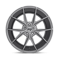 Niche - T110 STANCE - Gunmetal - Matte Gunmetal - 19" x 9.5", 50 Offset, 5x112 (Bolt pattern), 66.56mm HUB