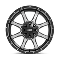 Moto Metal - MO970 - Black - G-Black Mach W/ Milled Accents - 18" x 9", 18 Offset, 6x135/139.7 (Bolt pattern), 106.25mm HUB