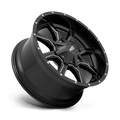 Moto Metal - MO970 - Black - Satin Black Milled - 20" x 9", 18 Offset, 5x139.7/150 (Bolt pattern), 110.5mm HUB