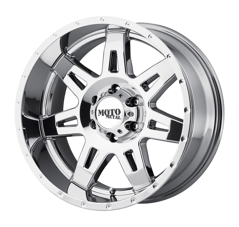 Moto Metal - MO975 - Polished - Pvd - 20" x 9", 18 Offset, 5x139.7 (Bolt pattern), 108mm HUB