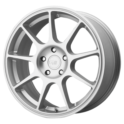 Motegi - MR138 - Silver - Hyper Silver - 19" x 8.5", 45 Offset, 5x100 (Bolt pattern), 72.6mm HUB