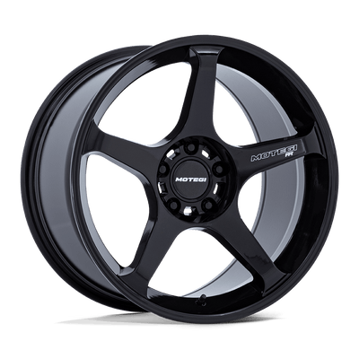 Motegi - MR159 BATTLE V - Black - Blackbird Metallic - 18" x 10.5", 35 Offset, 5x120 (Bolt pattern), 74.10mm HUB