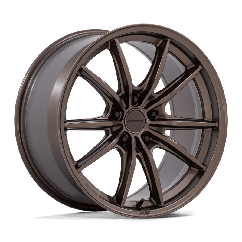 Motegi - ZENTOKU - Bronze - Burnt Bronze - 17" x 8.5", 45 Offset, 5x114.3 (Bolt pattern), 72.56mm HUB