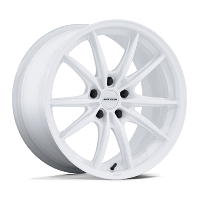 Motegi - ZENTOKU - White - Gloss White - 18" x 8.5", 45 Offset, 5x114.3 (Bolt pattern), 72.56mm HUB