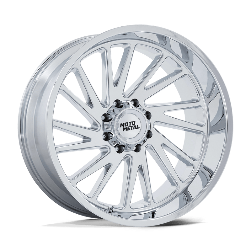 Moto Metal - MO811 COMBAT - Chrome - 24" x 12", -44 Offset, 6x135 (Bolt pattern), 87.1mm HUB