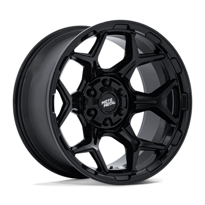 Moto Metal - MO815 DUX - Black - Gloss Black - 20" x 10", -18 Offset, 6x135/139.7 (Bolt pattern), 106.1mm HUB