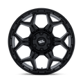 Moto Metal - MO815 DUX - Black - Gloss Black - 20" x 10", -18 Offset, 6x135/139.7 (Bolt pattern), 106.1mm HUB