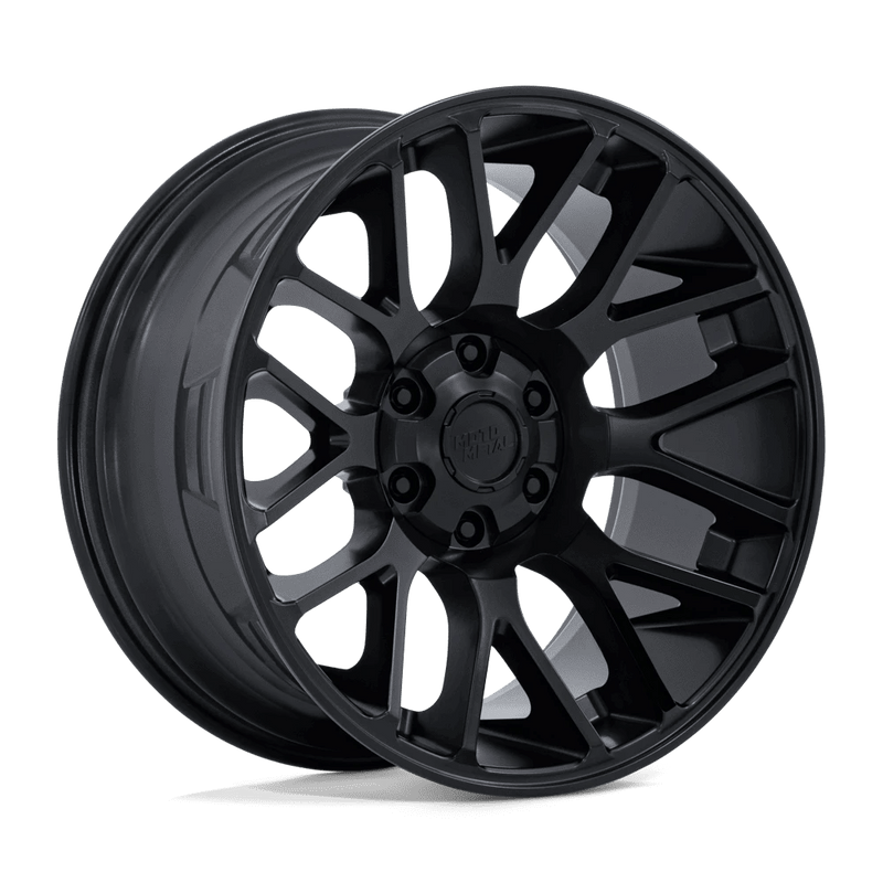Moto Metal - MO816 OVERLOOK - Black - Blackout - 20" x 10", -18 Offset, 8x165.1 (Bolt pattern), 125.1mm HUB