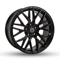 DTD - Mist - Black - Gloss Black - 20" x 8.5", 40 Offset, 5x114.3 (Bolt pattern), 67,10mm HUB