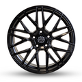 DTD - Mist - Black - Gloss Black - 20" x 8.5", 40 Offset, 5x114.3 (Bolt pattern), 67,10mm HUB