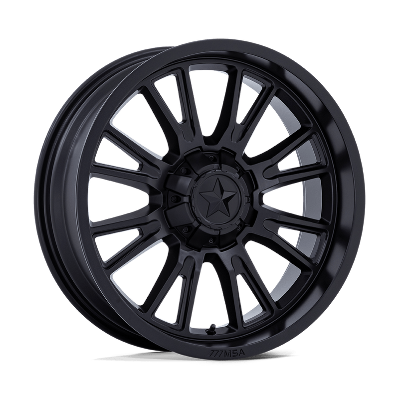 MSA Offroad Wheels - M51 THUNDERLIPS - Black - Matte Black - 15" x 7", 10 Offset, 5x114.3 (Bolt pattern), 72.56mm HUB