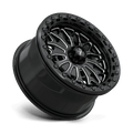MSA Offroad Wheels - MA53 BOLO UTV BEADLOCK - Black - Gloss Black Milled - 15" x 7", 38 Offset, 4x110 (Bolt pattern), 86mm HUB