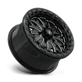 MSA Offroad Wheels - MA53 BOLO UTV BEADLOCK - Black - Gloss Black Milled - 15" x 7", 38 Offset, 5x114.3 (Bolt pattern), 72.56mm HUB