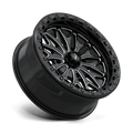 MSA Offroad Wheels - MA53 BOLO UTV BEADLOCK - Black - Gloss Black Milled - 18" x 7", 10 Offset, 4x137 (Bolt pattern), 96mm HUB