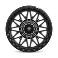 MSA Offroad Wheels - MA53 BOLO UTV BEADLOCK - Black - Gloss Black Milled - 18" x 7", 10 Offset, 4x137 (Bolt pattern), 96mm HUB