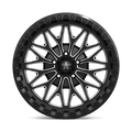 MSA Offroad Wheels - MA53 BOLO UTV BEADLOCK - Black - Gloss Black Milled - 18" x 7", 10 Offset, 5x114.3 (Bolt pattern), 72.56mm HUB